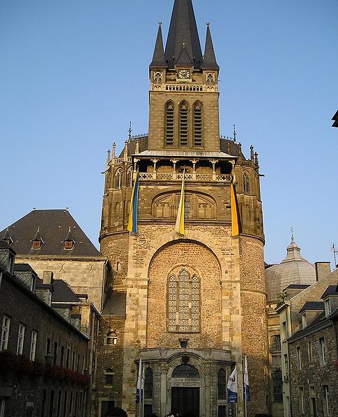 Aachen_Cathedral_Sunset