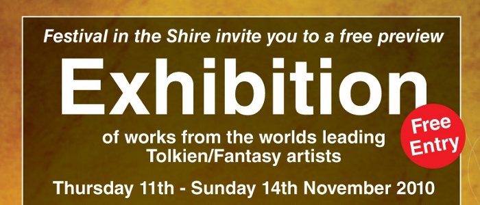 Einladung: Ausstellung berühmter Tolkienkünstler im Tolkienshop, Leiden, NL