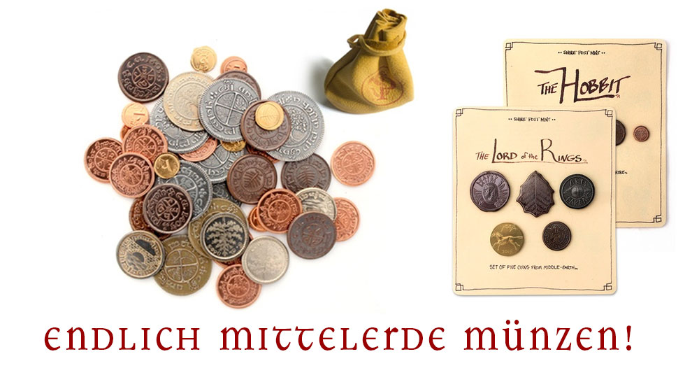 Kickstarter-Projekt bringt Mittelerdes Münzen zu uns.