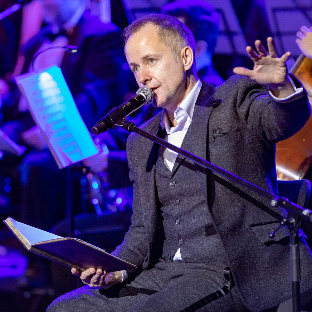 Billy Boyd während des Konzertes des Tolkien Ensemble in München